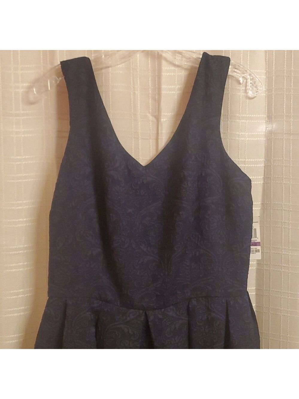 Bar III Navy DRESS WOMENS SIZE XXL Blue Pleated Skirt Lightweight Sleeveless